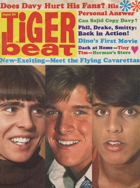 Tiger Beat August 1968 Sunshine Factory Monkees Fan Site