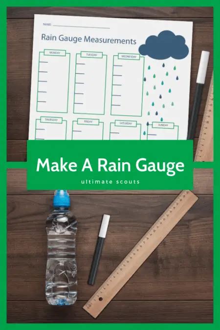 How To Make A Rain Gauge Ultimate Scouts