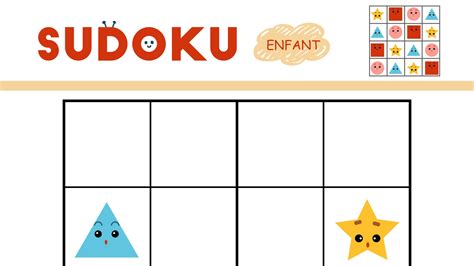 Atelier Montessori Sudoku pour enfant à imprimer 16 cases Les