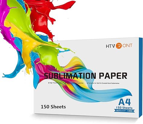 Htvront Sublimation Paper X Inches Sheets Sublimation