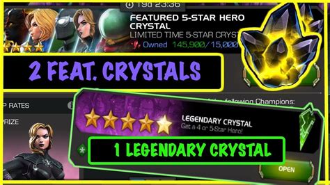 2x Feature 5 Star And Legendary Crystal Opening Still In Shockmarvel Contest Of Champions