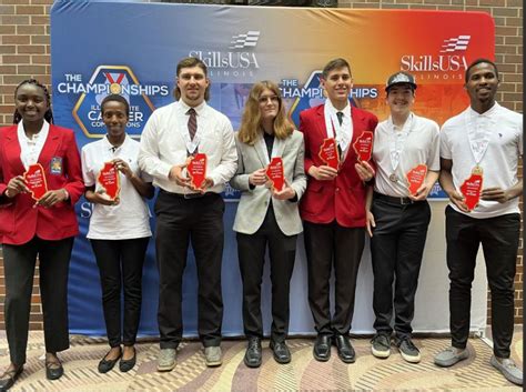 Sandburg Students Win At Skillsusa Illinois Competition