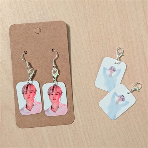 Jimin Earrings Etsy