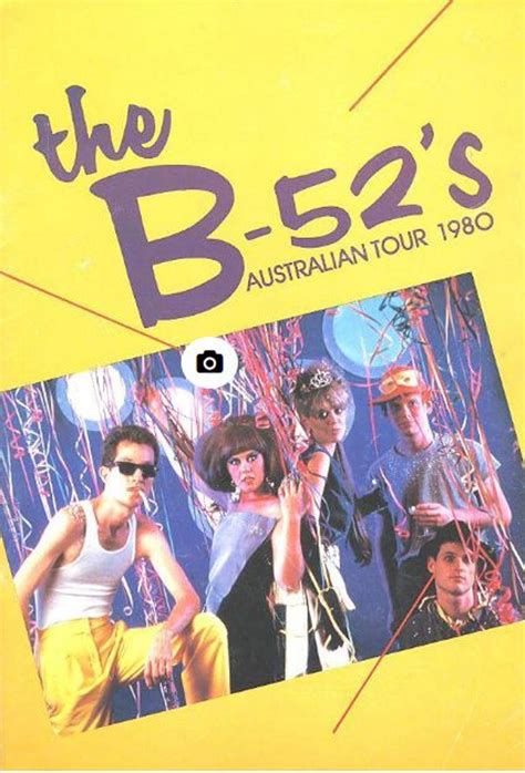 B52's Concert Tour Program