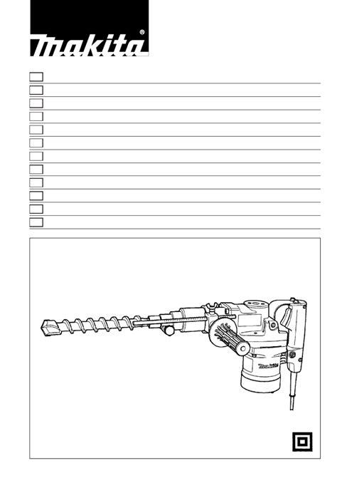 Makita Hr K Handleiding Pagina S