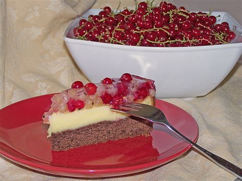 Johannisbeerkuchen Mit Schmand Pudding Creme Von Meggixx Chefkoch De