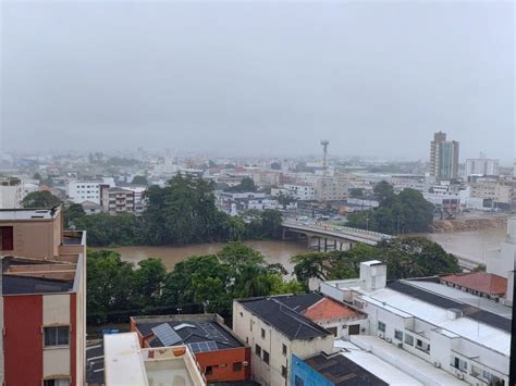 Municípios da região registram alagamentos e nível do Rio Tubarão