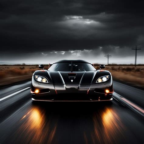 Premium AI Image | koenigsegg ccxr edition on track at Goodwood Festival of Speed