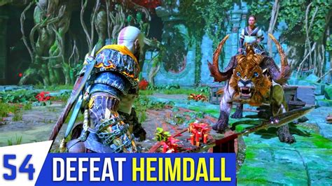 GOD OF WAR RAGNAROK Gameplay Part 54 - Heimdall Boss Fight | Heimdall ...