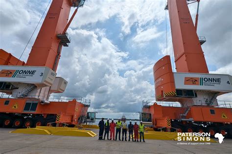 Konecranes Gottwald Mobile Harbor Cranes Offload At Ictsi Onne