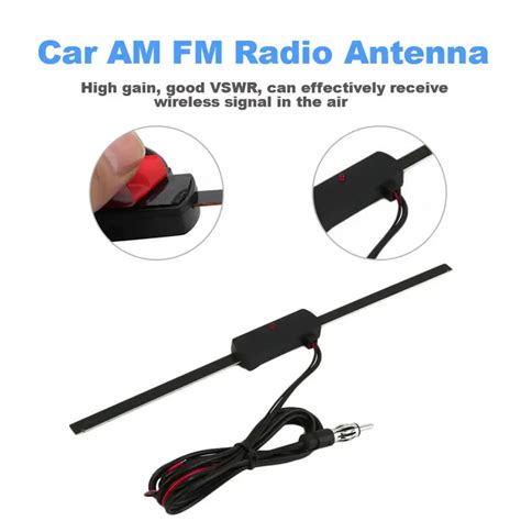 Universal Electronic Hidden Car Radio Antenna FM AM Amplified Kit