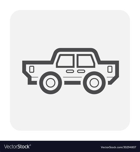 Car icon black Royalty Free Vector Image - VectorStock