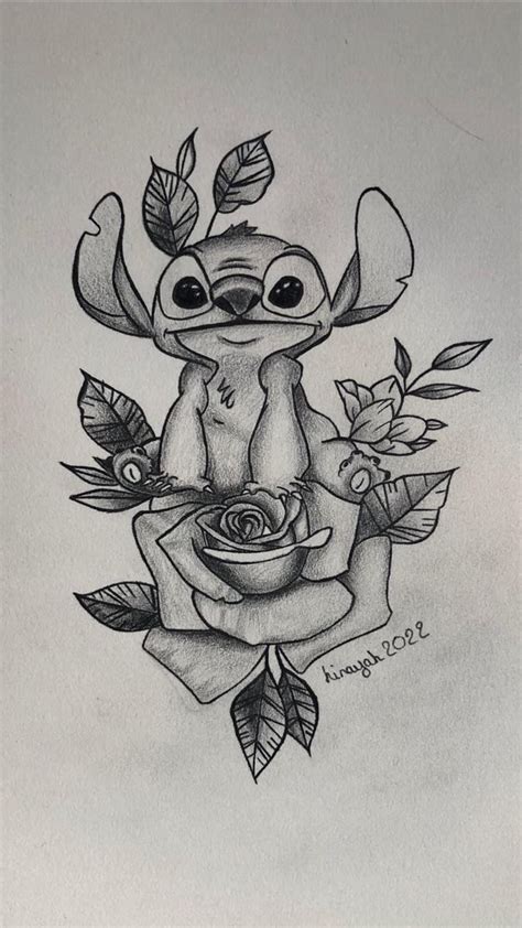 Stitch Tatouage Rose Disney Stitch Tattoo Stitch Tattoo Lilo And