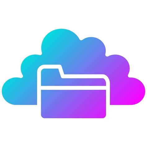 Premium Vector Cloud Storage Vector Illustration Style