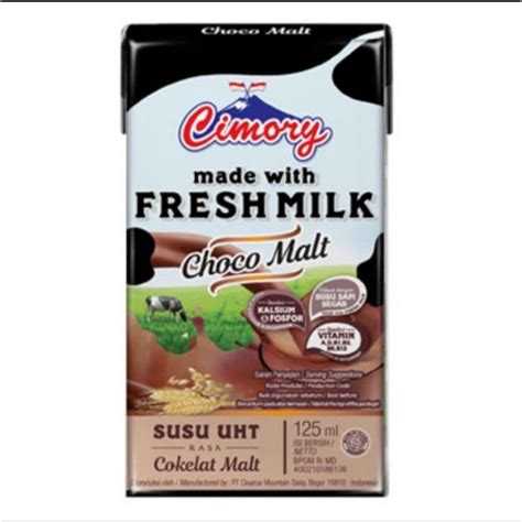 Jual Cimory Fresh Milk Susu UHT 125 ML Shopee Indonesia