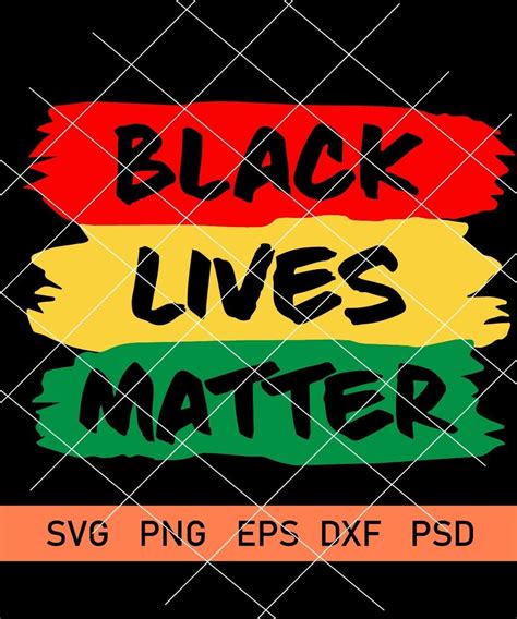 Black Lives Matter SVG, BLM svg cut file, Black lives svg ...