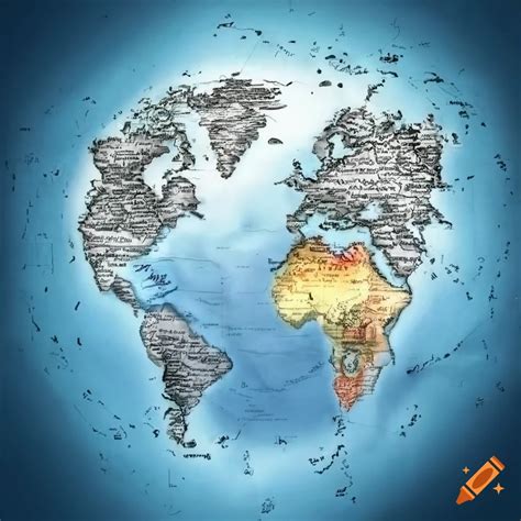 World Map On Craiyon
