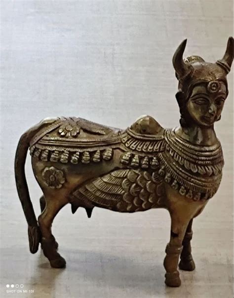 Brass Kamdhenu Cow At Rs 2500 Piece Brass Cow Statue In Ghaziabad