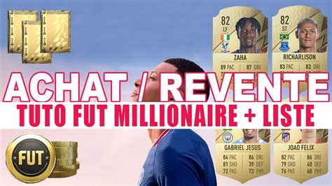 FUT 22 ACHAT REVENTE CREDITS ILLIMITES AVEC LA TECH FUT MILLIONAIRE