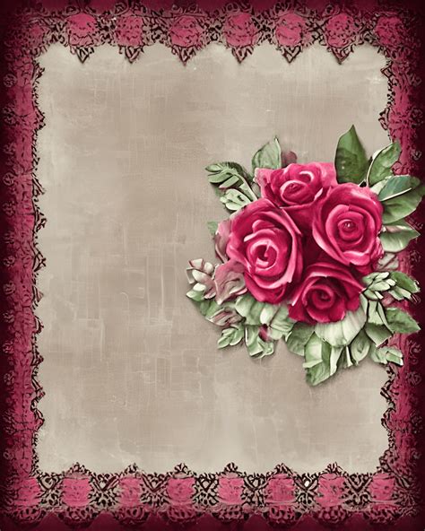 Shabby Chic Scrapbook Paper Creative Fabrica