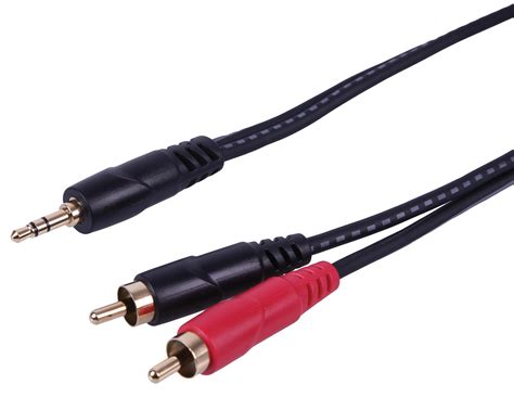 Pls00646 Pulse Konfektioniertes Audio Videokabel 3 5mm Stereo Klinkenstecker Cinch Stecker