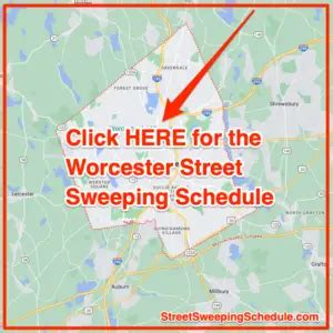 Worcester Street Sweeping 2023 Schedule Map Holidays Ticket