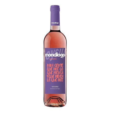 Mon Logo Vino Rosado Con Denominaci N De Origen Navarra Botella De Cl