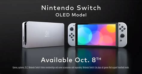 เปิดตัว Nintendo Switch Oled จอ 7 นิ้ว ขาย 8 ต ค ราคา 11 200 บาท