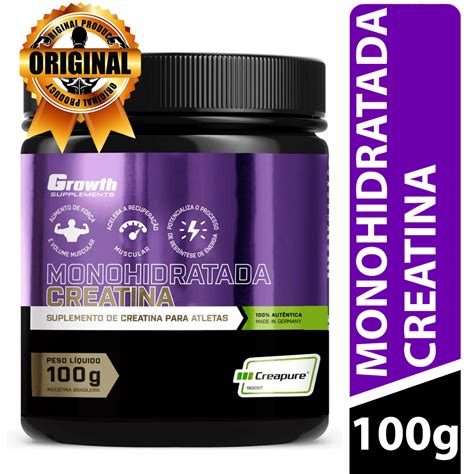 Creatina Growth Creapure Monohidratada G Suplemento Original