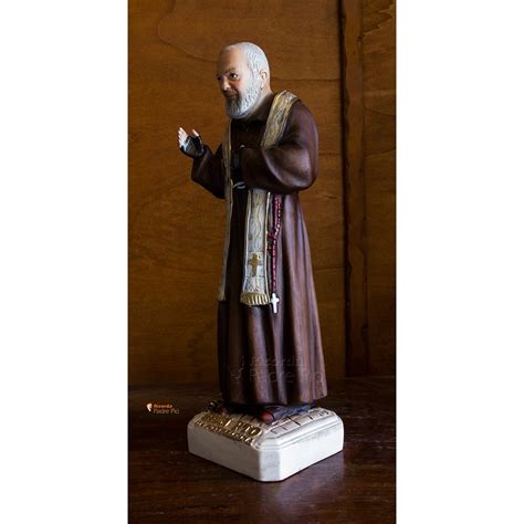 Statua Padre Pio Benedicente Con Stola 40cm