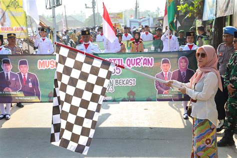 3000 Peserta Ramaikan Pawai Taaruf MTQ Tingkat Kabupaten Bekasi Ke 55