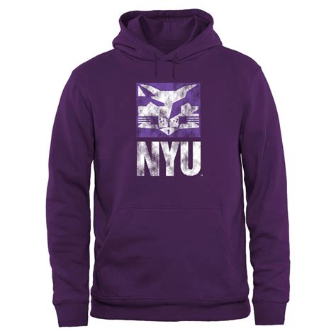 NYU Violets Big & Tall Classic Primary Pullover Hoodie - Purple