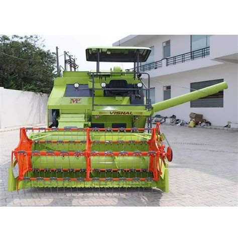 Mild Steel Vishal Brisk Paddy Combine Harvester Acres Hr At