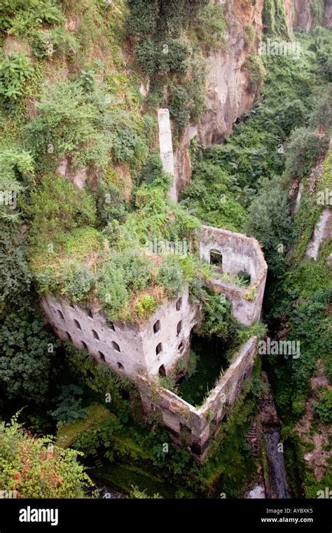 Old abandoned flour mill in Sorrento, Italy Stock Photo - Alamy