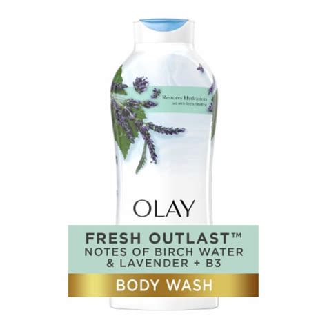 Olay Fresh Outlast Notes Of Birch Water And Lavender Body Wash 22 Fl Oz