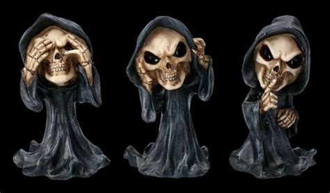 Anne Stokes Figur Life Blood Weiblicher Reaper Skelette Grim