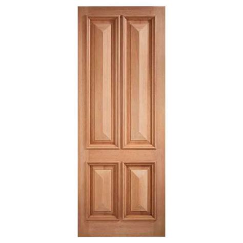 Lpd Islington Hardwood 4 Panel Unfinished External Front Door Mandt Door Superstore®