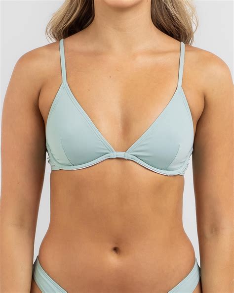 Shop Billabong Sol Searcher Reese Underwire Bikini Top In Seaglass