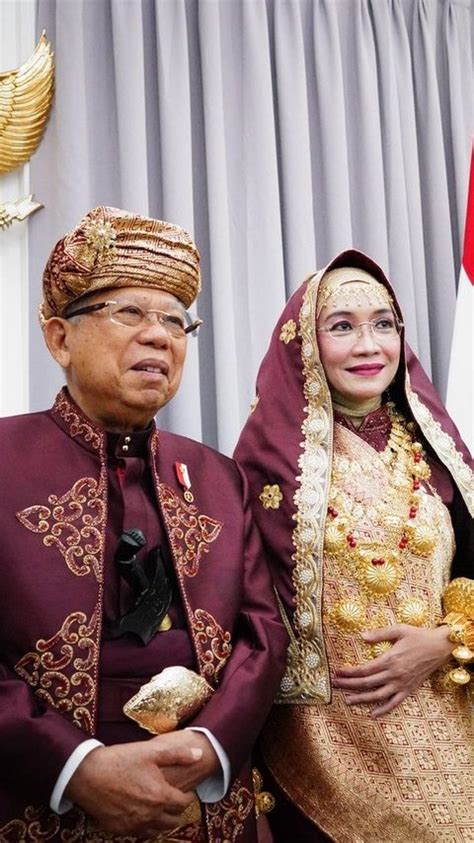 Wapres Ma Ruf Amin Pakai Baju Adat Padang Di Upacara HUT Ke 78 RI Ini