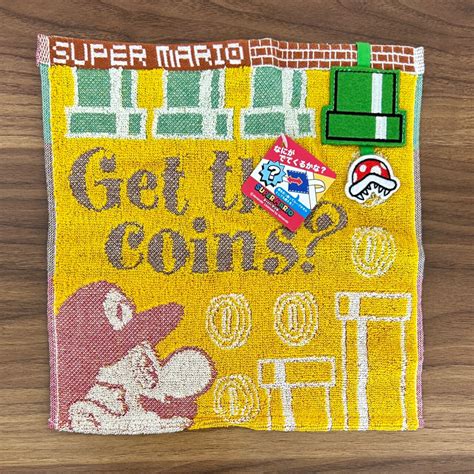 【楽天市場】数量限定【 スーパーマリオ マリオ ミニタオル メール便4枚までok 】 ふわふわ マリオ ルイージ ピーチ クッパ テレサ お