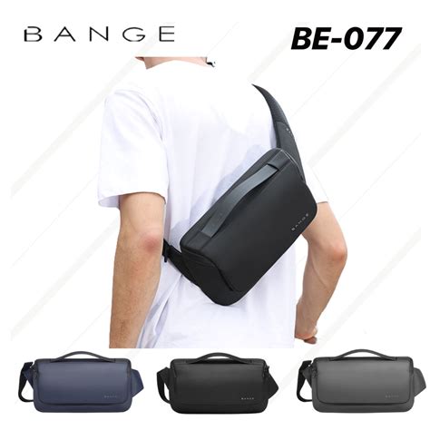 Jual BANGE TAS SELEMPANG PRIA PREMIUM MESSENGER BAG WATERPROOF SLING