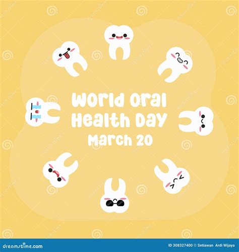 Vector Graphic Of World Oral Health Day Ideal For World Oral Health Day