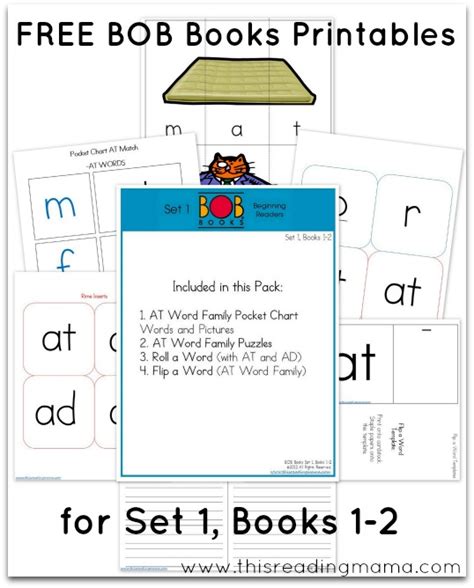 Bob Books Free Printables Free Printable Templates