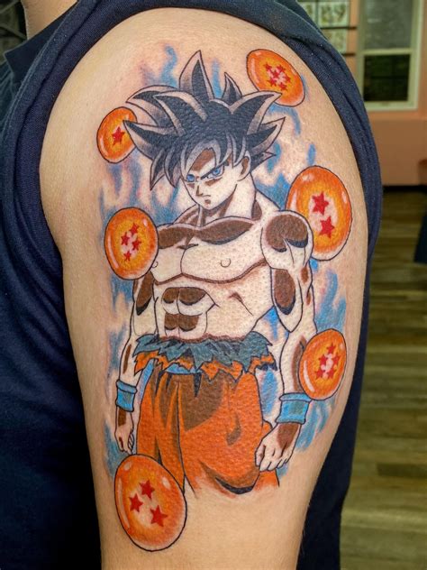 Goku Tattoo That I Did A While Back R Dbz