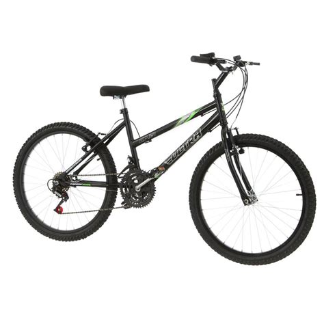 Bicicleta Feminina Preta Aro 24 18 Marchas Pro Tork Ultra No Shoptime