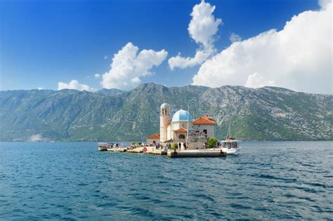 Perast Montenegro August 27 2022 Island Our Lady Of The Rock And