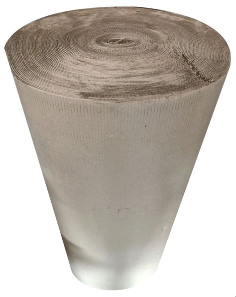 Plain Brown 2 Ply Corrugated Paper Roll For Packaging GSM 140 GSM At