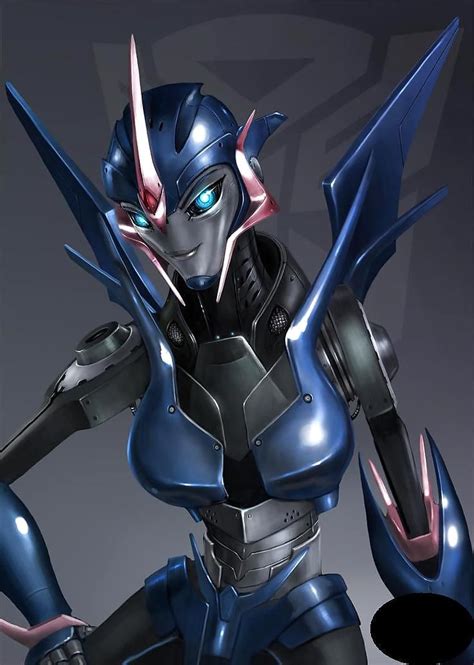 The Autobot Arcee From Transformers Prime Transformers Transformers Girl Transformers Prime