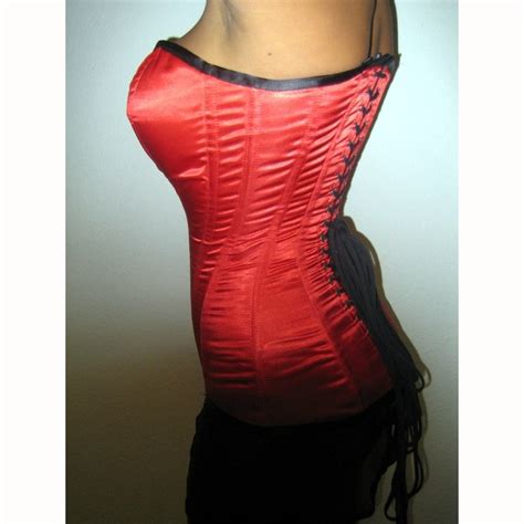 Korsett Silouet Satin Rot Gr 36 Erotex Korsett Corset Nuernberg