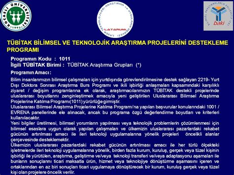 T B Tak Dpt Msb Ve Fp Projeleri Ppt Indir